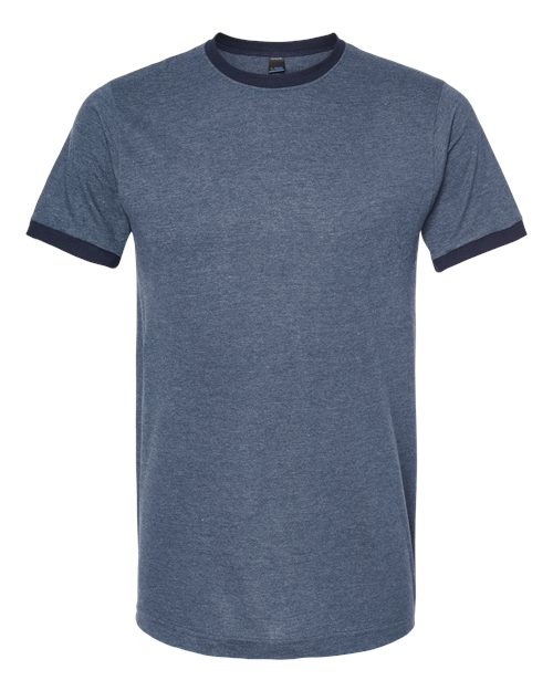 Tultex 246 - Heather Denim/ Navy