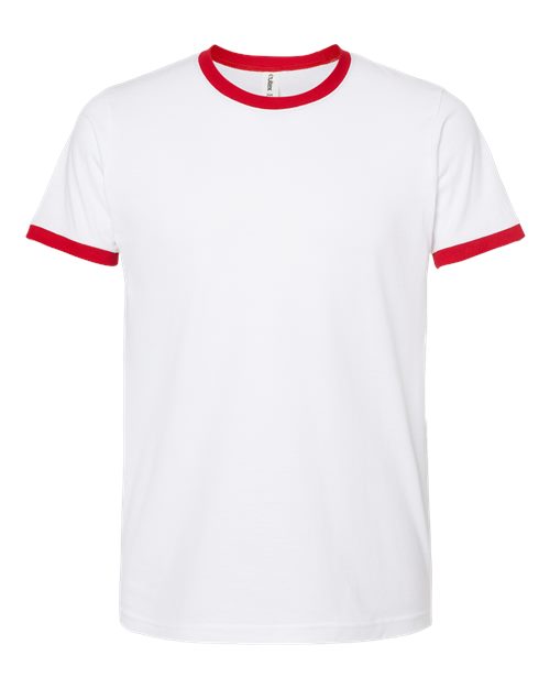 Tultex 246 - White/ Red