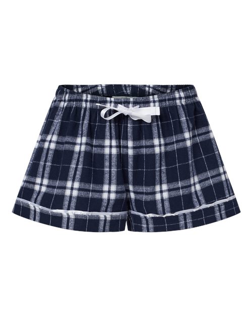 Boxercraft BW6501 - Navy/ Silver Plaid