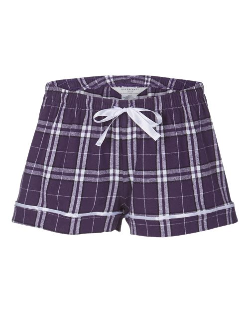 Boxercraft BW6501 - Purple/ White Plaid