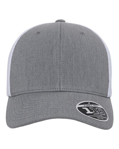 Flexfit 110M - Heather Grey/ White