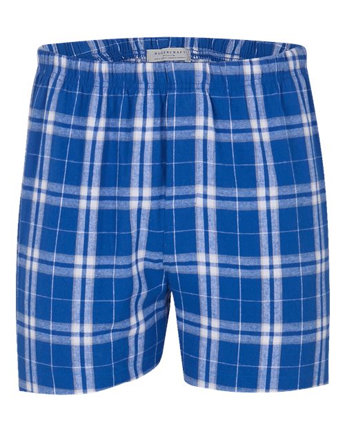 Boxercraft BM6701 - Royal/ Silver Plaid