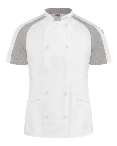 Chef Designs 051W - White/ Grey Mesh