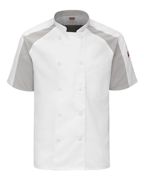 Chef Designs 052M - White/ Grey Mesh