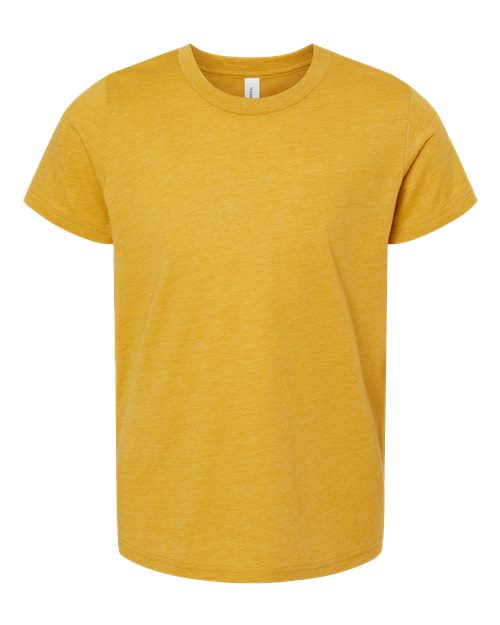 BELLA + CANVAS 3001YCVC - Heather Mustard