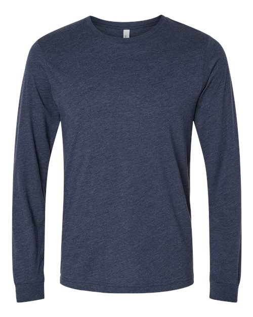 BELLA + CANVAS 3501CVC - Heather Midnight Navy