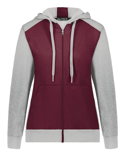 Augusta Sportswear 6901 - Maroon/ Grey Heather