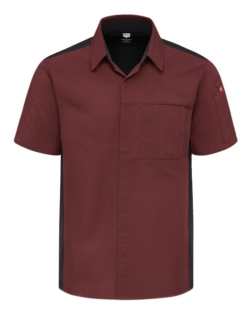 Chef Designs 502M - Merlot Heather/ Black