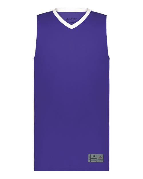 Augusta Sportswear 6887 - Purple/ White