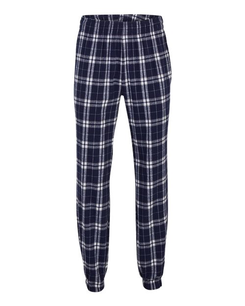 Boxercraft BM6625 - Navy/ Silver Plaid
