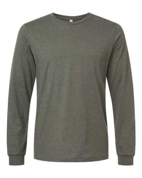 BELLA + CANVAS 3501CVC - Heather Military Green