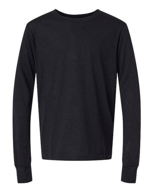 BELLA + CANVAS 3513Y - Solid Black Triblend