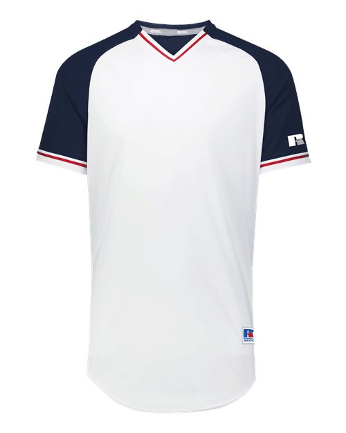 Russell Athletic R01X3B - White/ Navy/ True Red