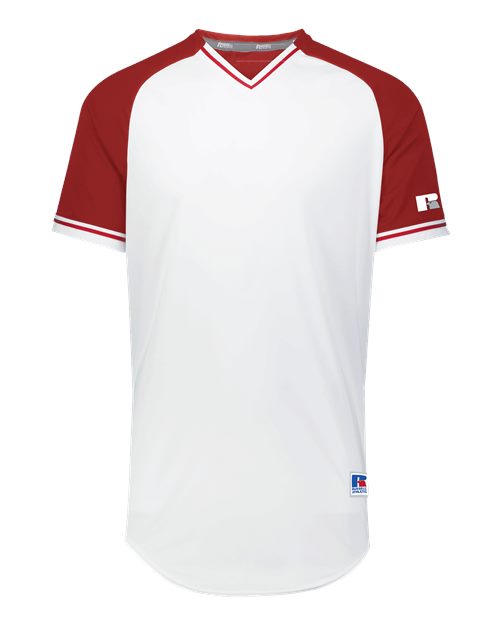 Russell Athletic R01X3B - White/ True Red/ White