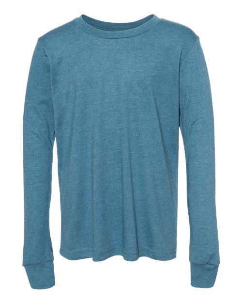 BELLA + CANVAS 3501YCVC - Heather Deep Teal
