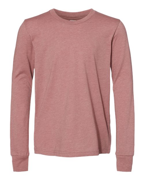 BELLA + CANVAS 3501YCVC - Heather Mauve
