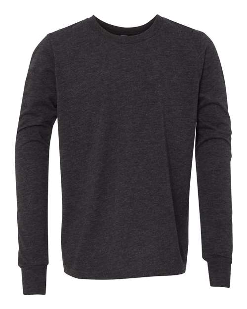 BELLA + CANVAS 3513Y - Charcoal Black Triblend