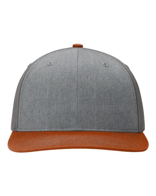 Richardson 312 - Heather Grey/ Charcoal/ Dark Orange