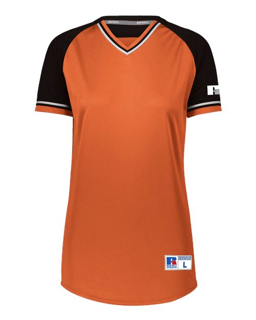Russell Athletic R01X3X - Burnt Orange/ Black/ White