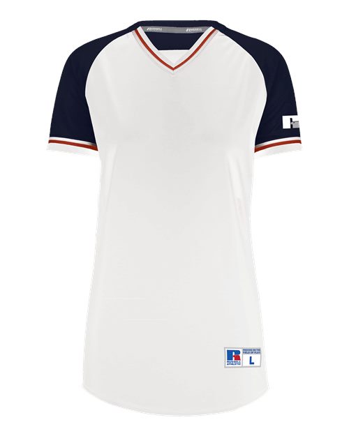 Russell Athletic R01X3X - White/ Navy/ True Red