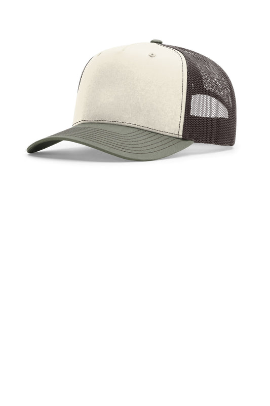 Richardson Five-Panel Champ Trucker 112FPC - Birch/ Brown/ Loden