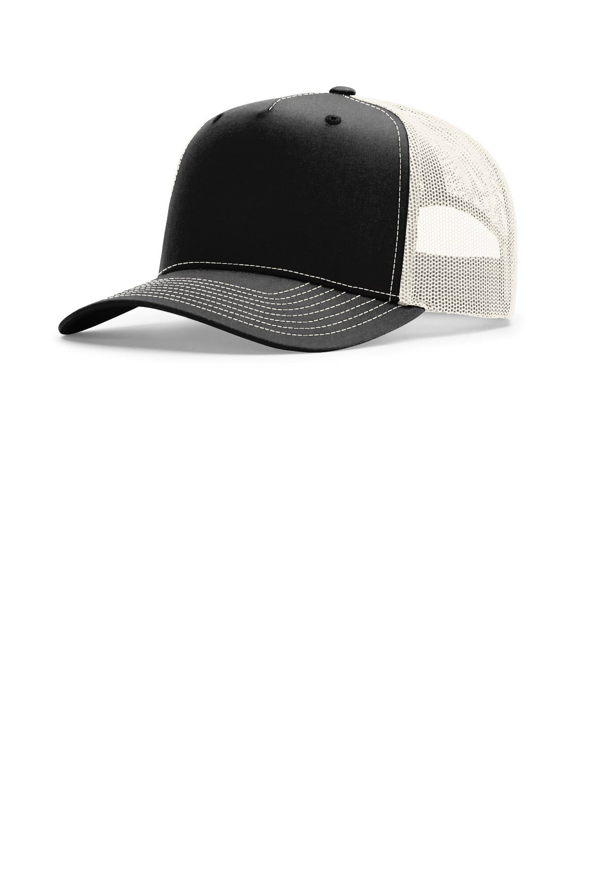 Richardson Five-Panel Champ Trucker 112FPC - Black/ Birch