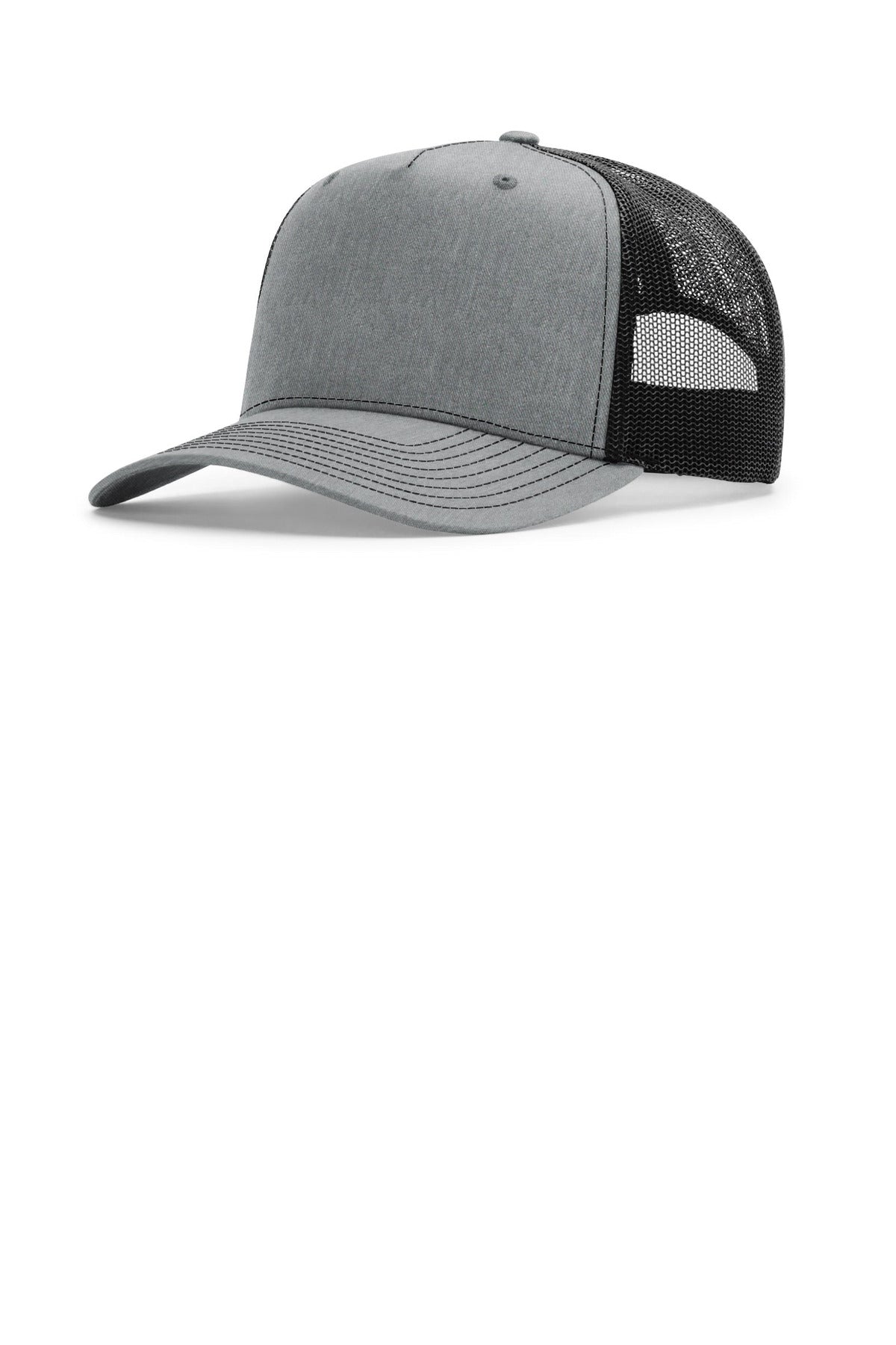 Richardson Five-Panel Champ Trucker 112FPC - Heather Grey/ Black
