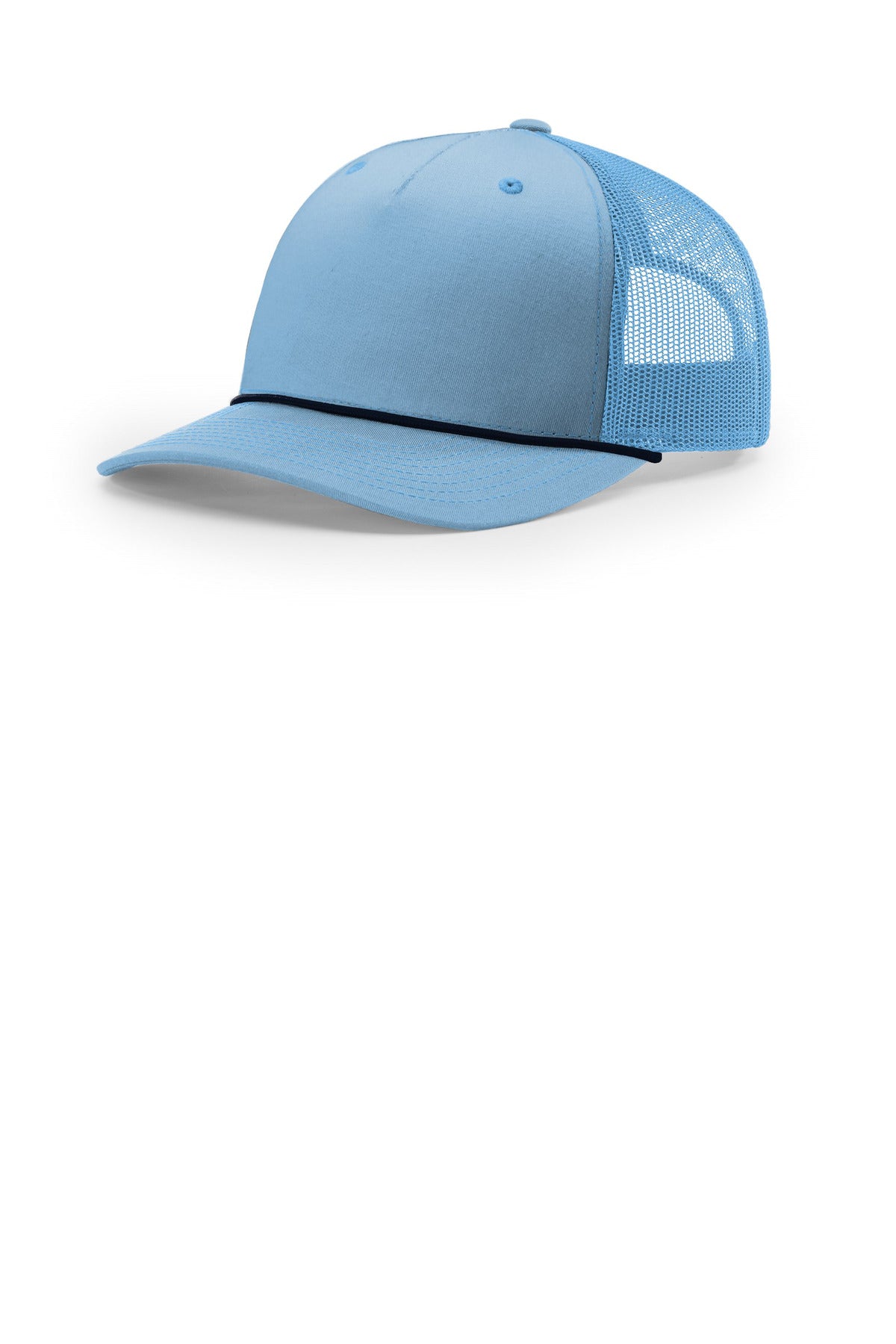 Richardson Five-Panel with Rope 112FPR - Columbia Blue/ Navy