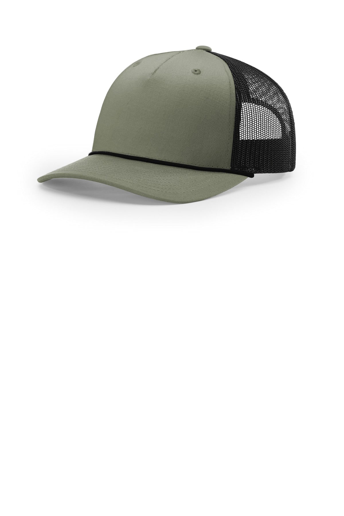 Richardson Five-Panel with Rope 112FPR - Loden/ Black/ Black