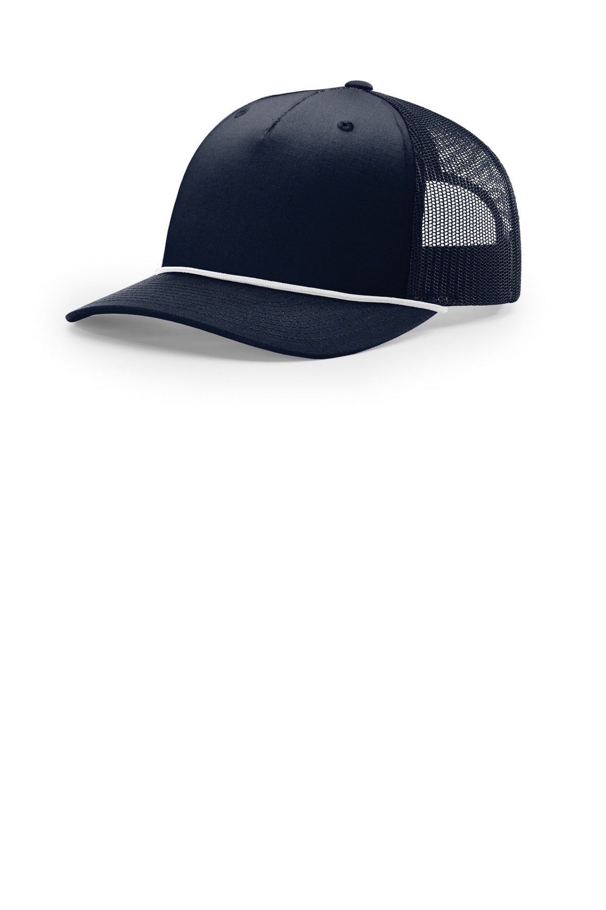 Richardson Five-Panel with Rope 112FPR - Navy/ White