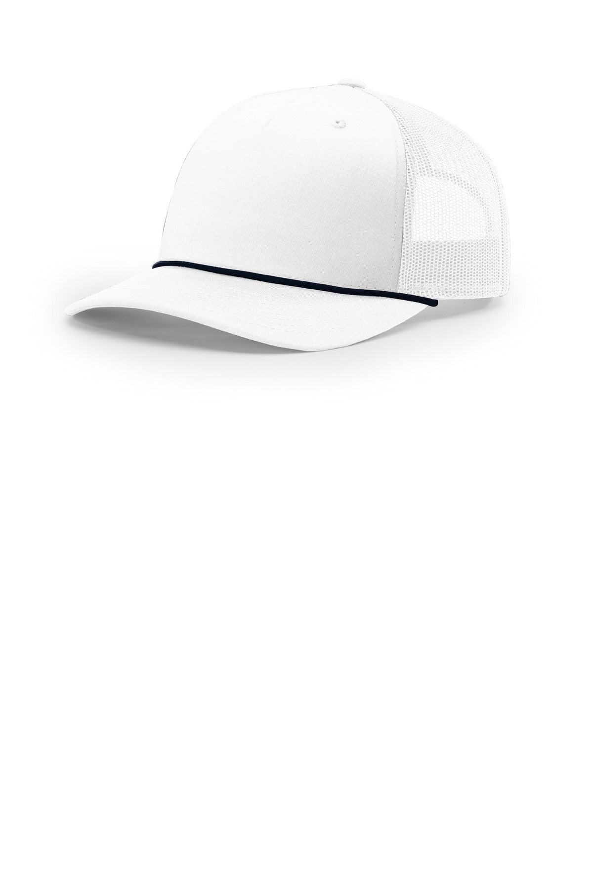 Richardson Five-Panel with Rope 112FPR - White/ Navy