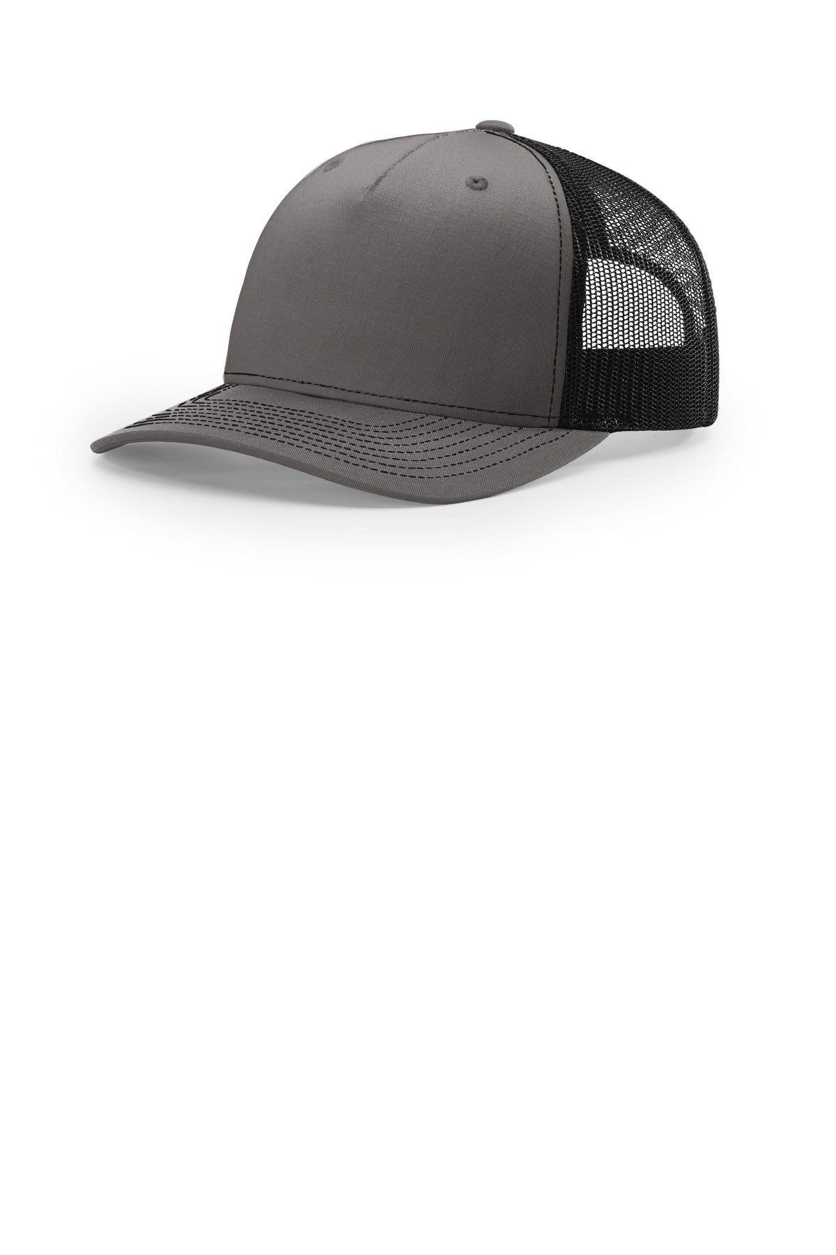 Richardson Five-Panel Trucker 112FP - Charcoal/ Black