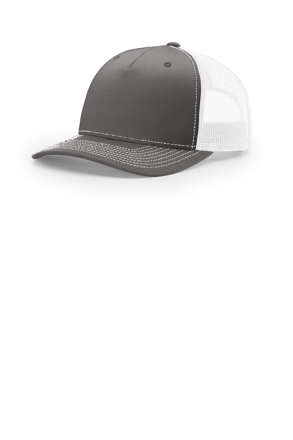 Richardson Five-Panel Trucker 112FP - Charcoal/ White