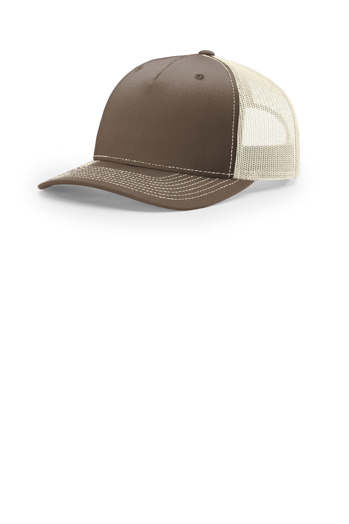 Richardson Five-Panel Trucker 112FP - Chocolate Chip/ Birch