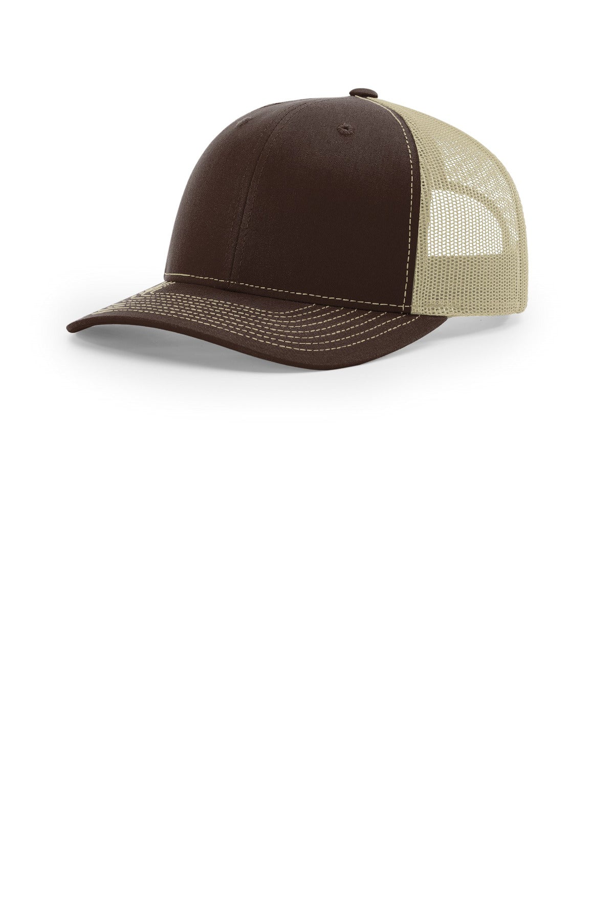 Richardson 112+ R-Flex Adjustable Trucker 112PL - Brown/ Khaki