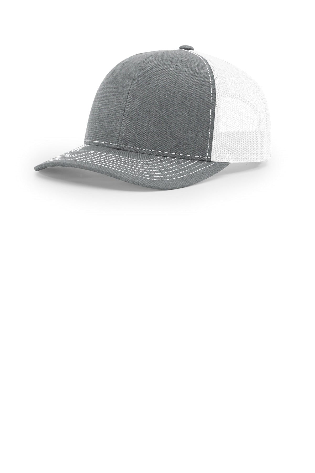 Richardson 112+ R-Flex Adjustable Trucker 112PL - Heather Grey/ White