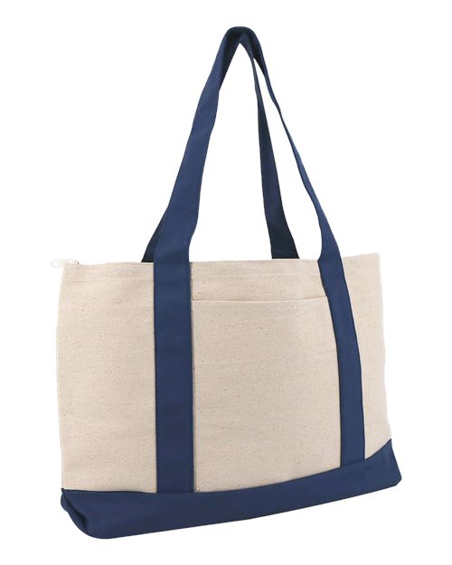 Liberty Bags 8862 - Natural/ Navy