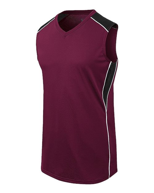 Augusta Sportswear 312162 - Maroon/ Black/ White