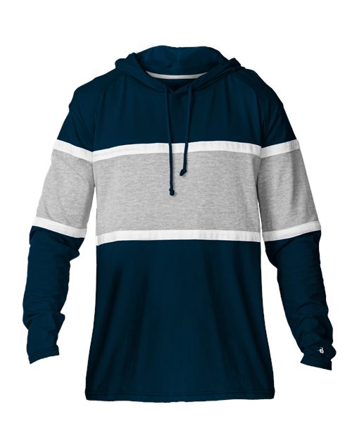 Badger 4981 - Navy/ Oxford/ White
