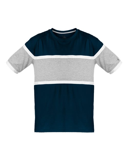 Badger 4980 - Navy/ Oxford/ White