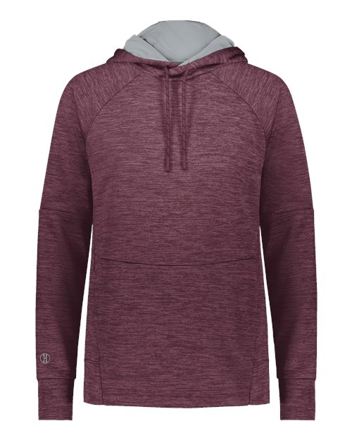 Holloway 223780 - Maroon Heather/ Silver