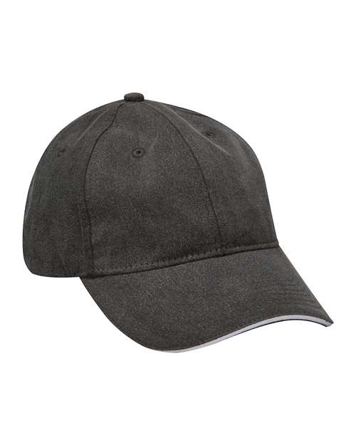 Adams Headwear LP107 - Black/ White