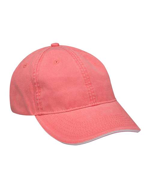 Adams Headwear LP107 - Coral/ White