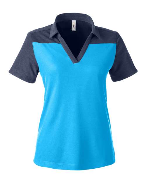 CORE365 CE112CW - Electric Blue/ Classic Navy Heather
