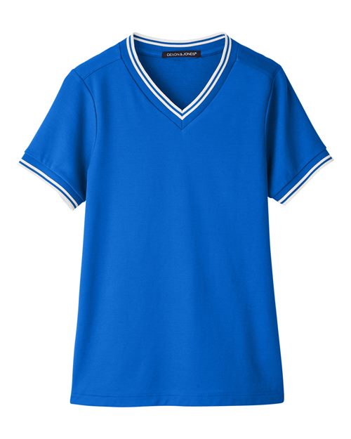Devon & Jones DG20CW - French Blue/ White
