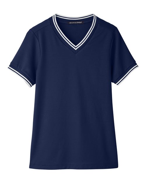 Devon & Jones DG20CW - Navy/ White