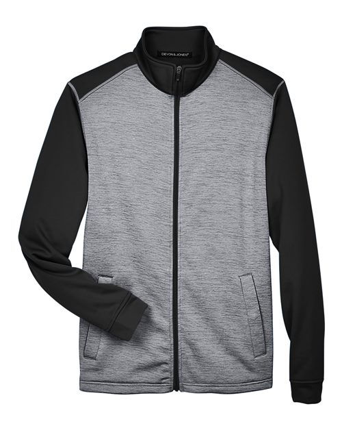 Devon & Jones DG796 - Black Heather/ Dark Grey Heather