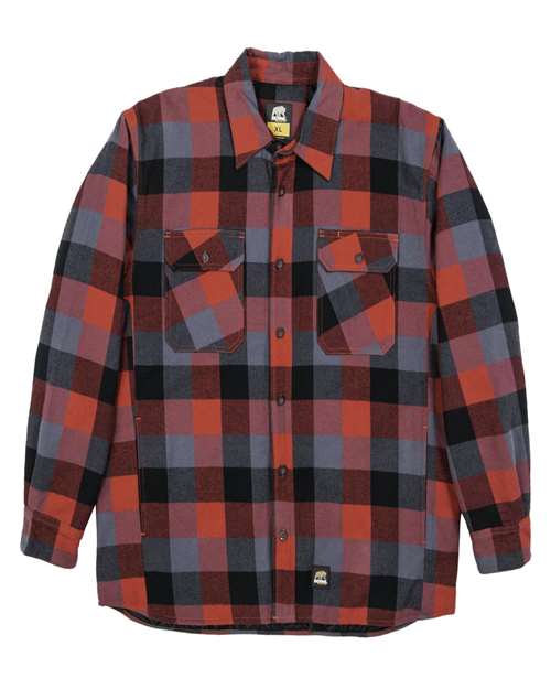 Berne Apparel SH69T - Plaid Red