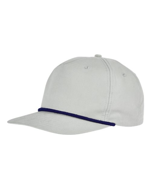 Big Accessories BA671 - Light Grey/ Navy