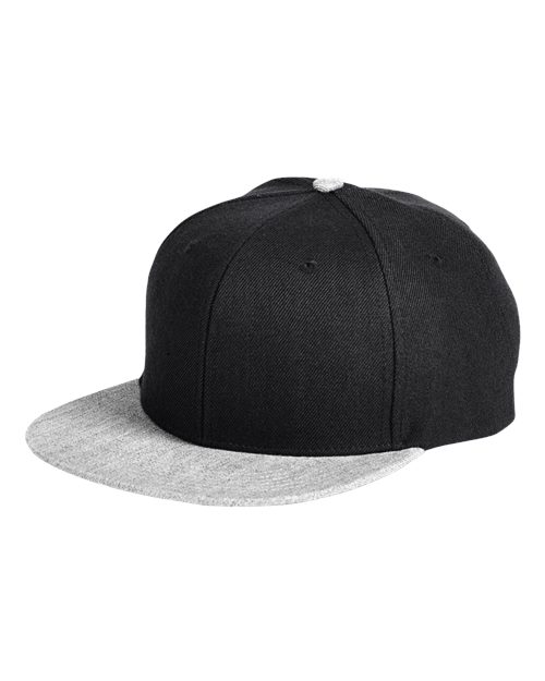 Big Accessories BA539 - Black/ Heather Grey